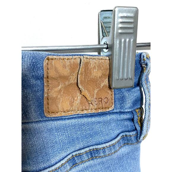 Aeropostale High Rise Curvy Jegging Junior 00 Distressed Destroyed Ripped Grunge - Picture 7 of 8